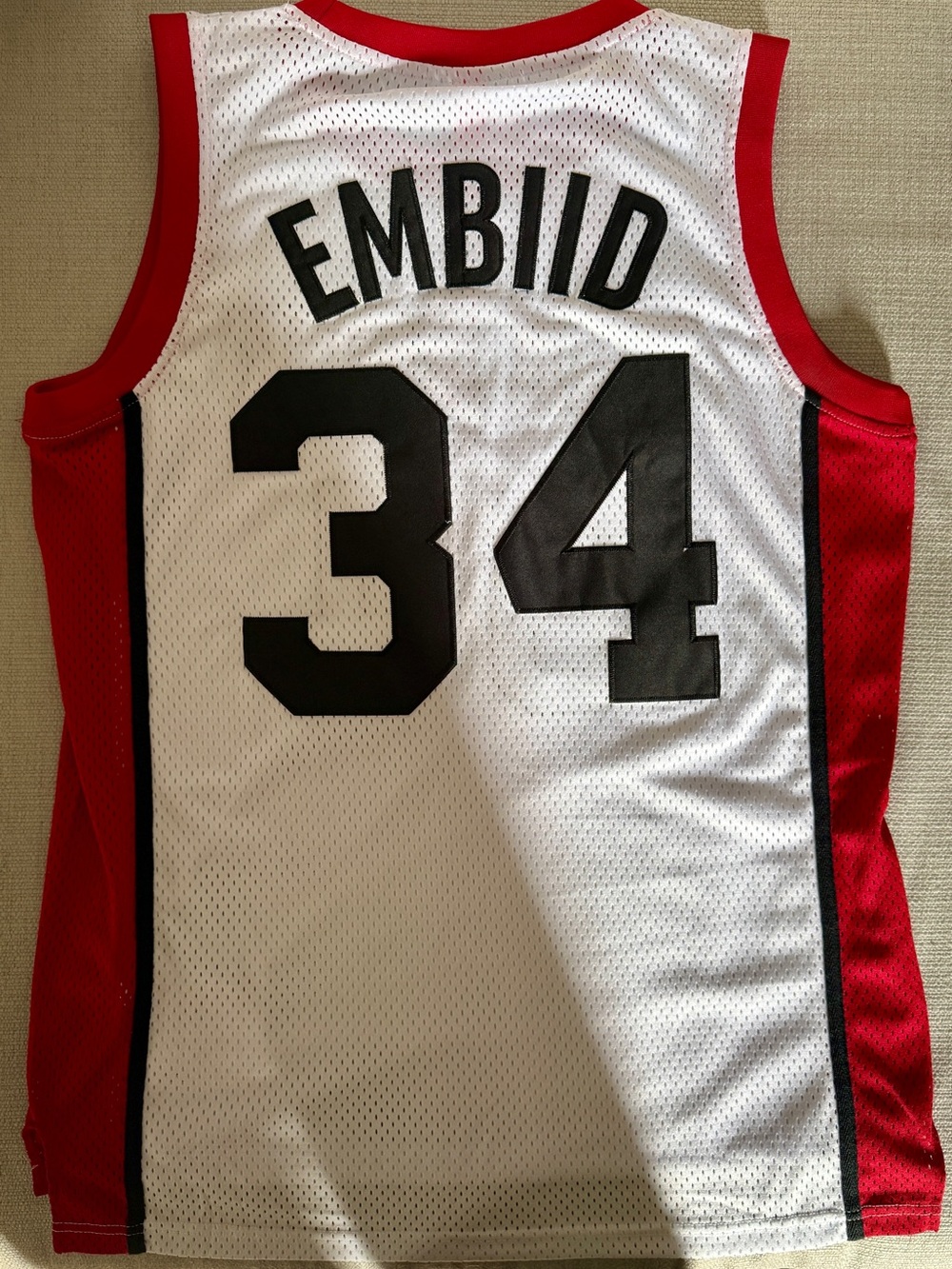 Headgear Classic collage Jersey Kansas Joel Embiid men’s Medium